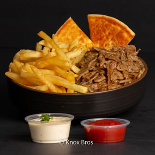 Gyro Fries Over Rice